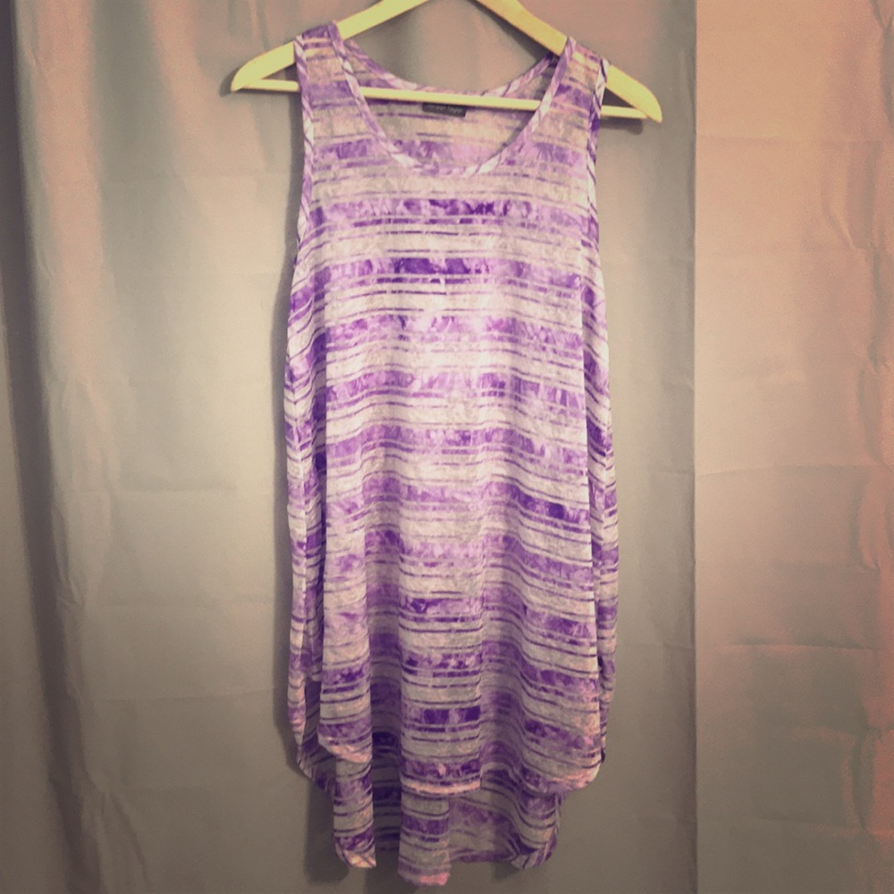Purple - Flared Skirt Tank Dress - Jordan Taylor Beachwear